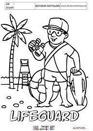 ingilizce boyama sayfaları